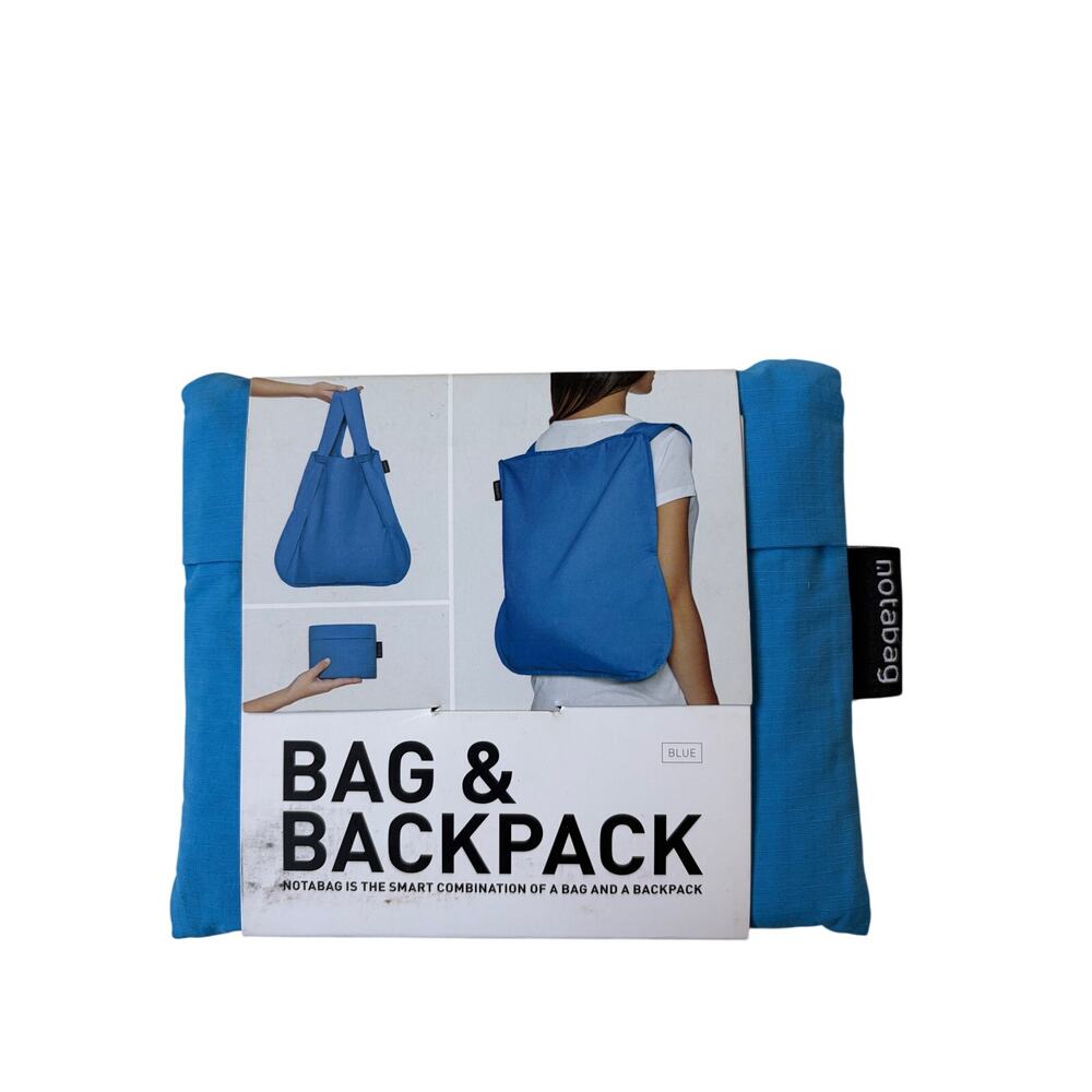 NWT notabag Backpack & Bag (Blue) - Original Size